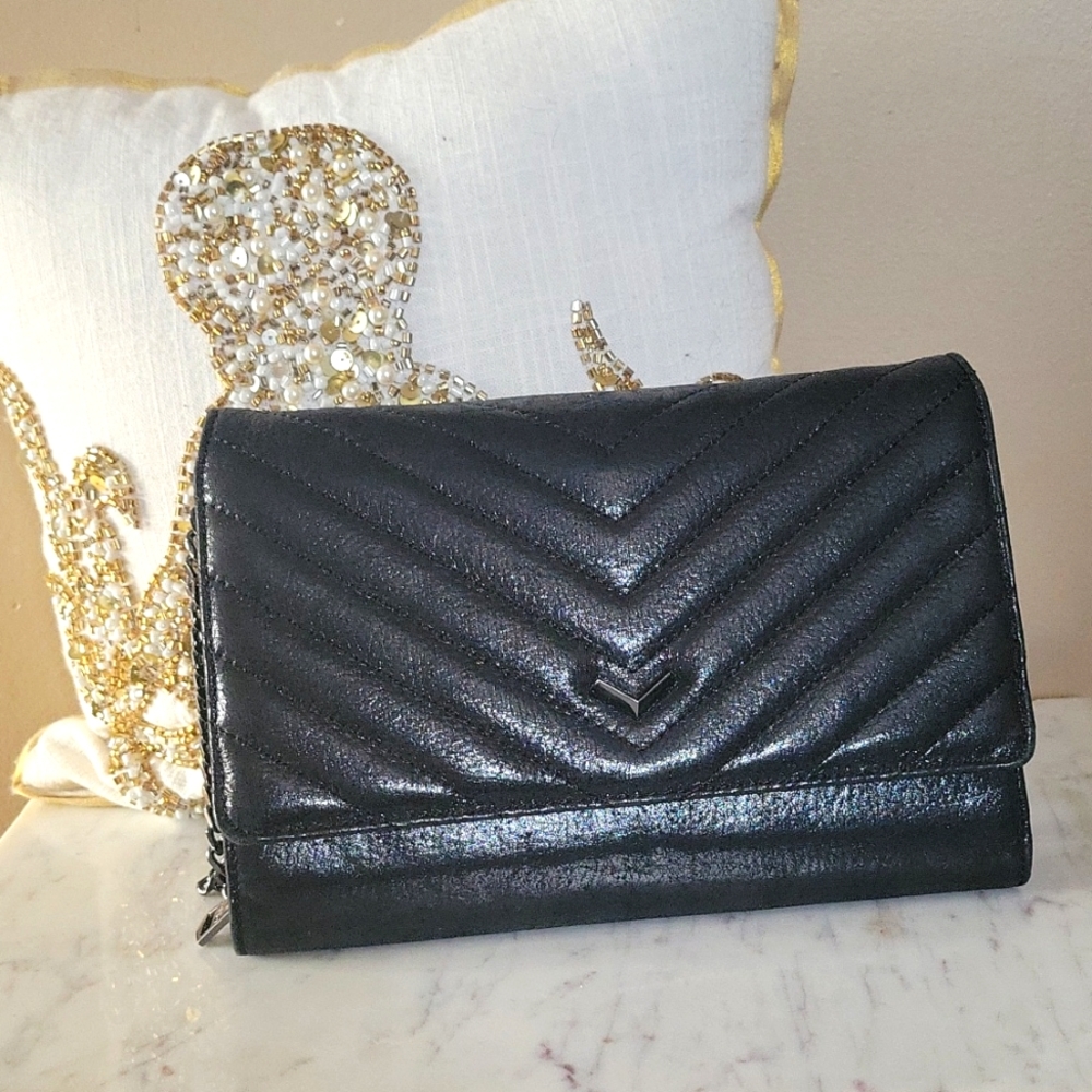 Botkier Womens Soho Quilted Black Crossbody